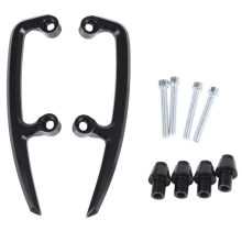 Rear Grab Bars Rear Seat Pillion Passenger Grab Rail Handle(Black)