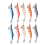 10Pcs Squid Wood Shrimp Fishing Bait 12cm 3.0# with Storage Box 4