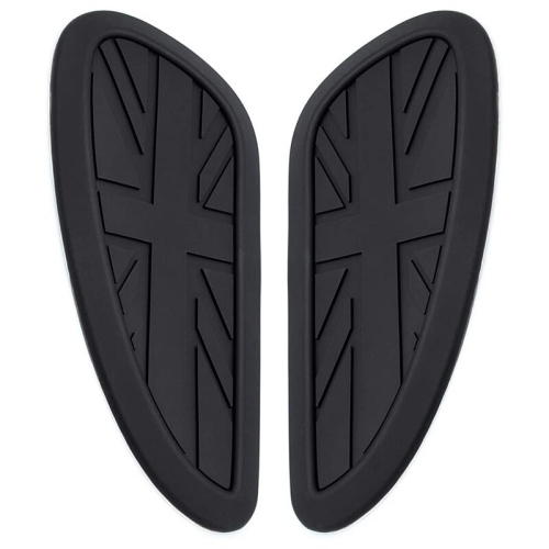 Universal Retro Motorcycle Tank Pad Protector Motorcycle Fuel,Black
