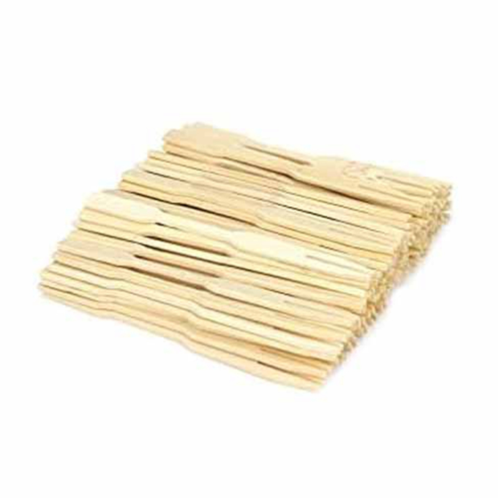 Mini Bamboo Forks 3.5 Inch, Small Forks for Appetizers