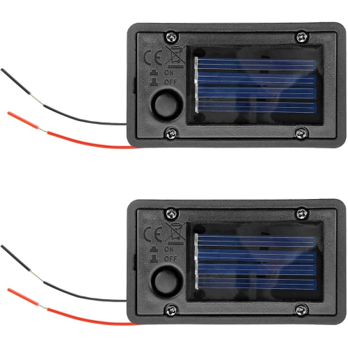 2Pcs Battery Box, Solar Lantern Light Replacement Parts Top 1