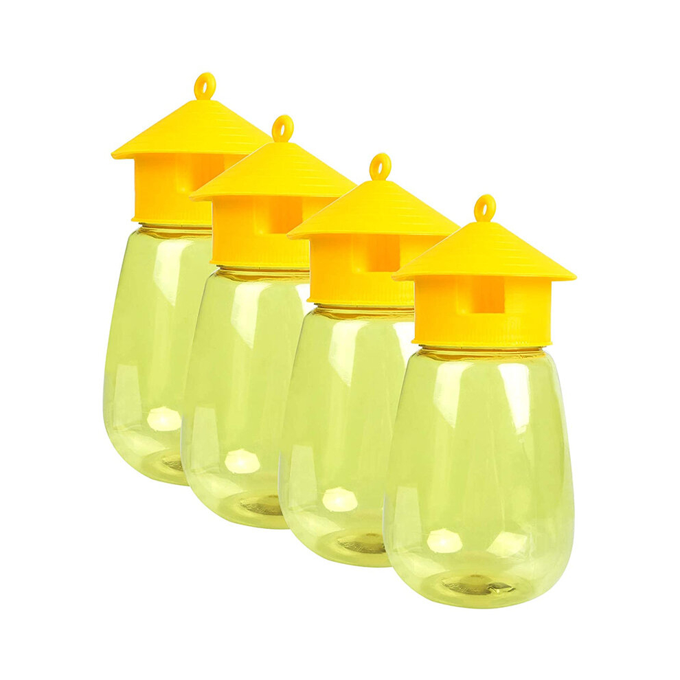 4 Pack Fly Reusable Traps, Fruit Fly Traps Fly Catcher Outdoor