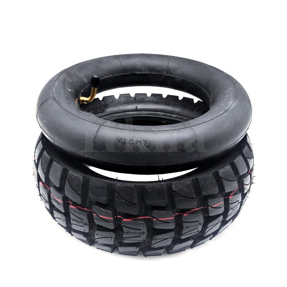 Veneka 255X80 Tire Inner Tube Outer Tyre For Electric Scooter 10X ,90 Degree