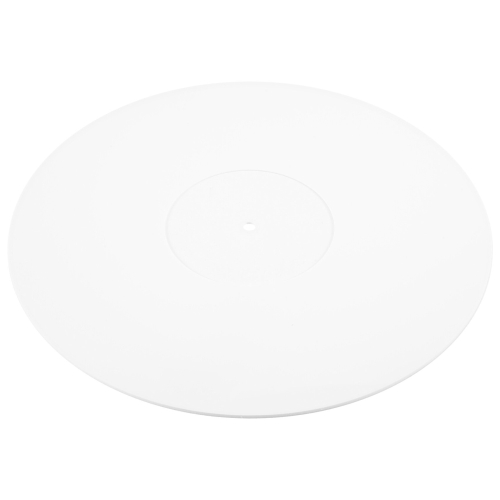 Turntable Acrylic Slipmat for Vinyl LP Record Players 12Inch (White