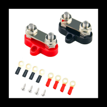 M8 Dual Studs Battery Junction Post Heavy Duty 2 Studs Bus