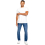 Ze Enzo Enzo Mens Designer Straight Leg Stretch jeans 6