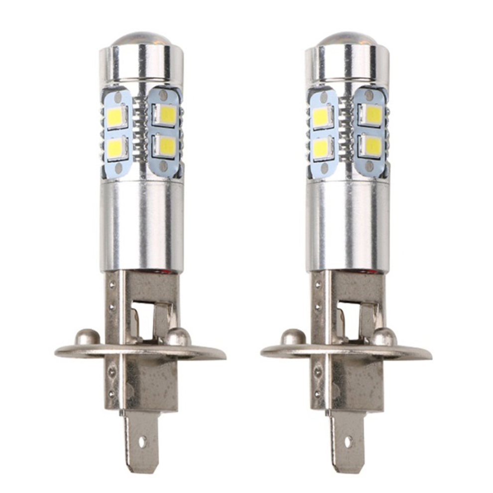 2Pcs Car Fog Lamp 100W H1 Led Headlight Bulbs 6000K 2835 Smd 10Led 4852751078632
