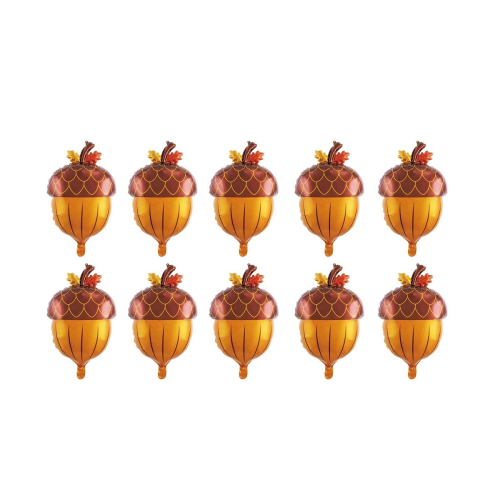 10Pcs Balloons Foil Fall Balloons for Baby Shower