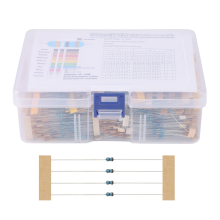 2600Pcs 130 Values 1/8W 0.125W 1% Metal Film Resistors Pack Set