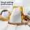 400 Pcs Disposable Tea Filter Bags Empty Cotton DrawstringTea Bags 8
