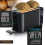 4 Slice Long Slot Toaster - Touch Panel - Remaining Time Display - Double Wall Housing – with Warming Rack – 7 Browning Settings 6