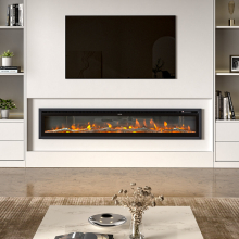 70 Inch Electric Fireplace with Remote 9 Flame Colours 900W/1800W