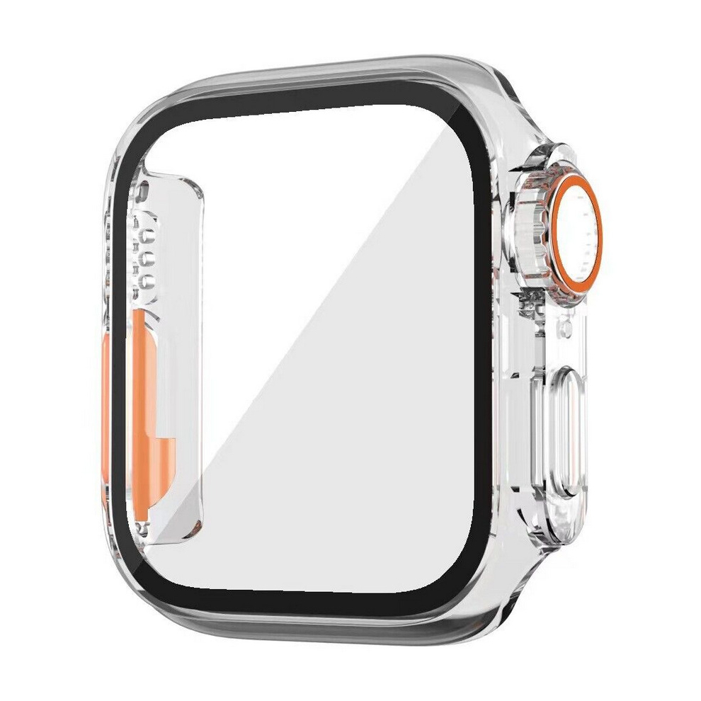 (Clear, Iwatch S6/S5/S4/Se 44Mm) For Apple Watch Series 8 7 6 5 4 Se 45Mm 44Mm Change To Ultra Case Iwatch Cover 8381923444631