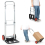 Costway Folding Sack Platform Truck W/Telescopic Push Handle & Wheels Heavy Duty 1