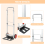 Costway Folding Sack Platform Truck W/Telescopic Push Handle & Wheels Heavy Duty 4