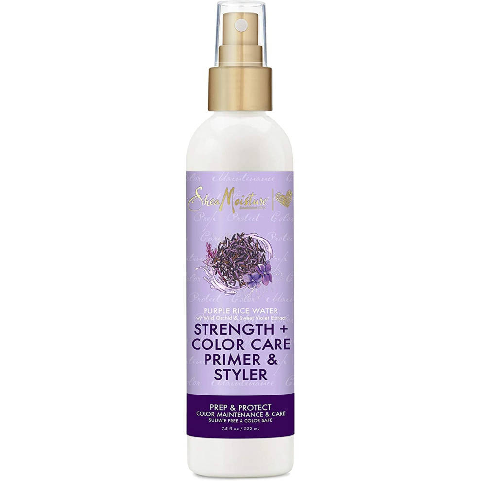 Sheamoisture, Purple Rice Water, Strength + Color Care Primer & Styler, 7.5 Fl Oz (222 ml)