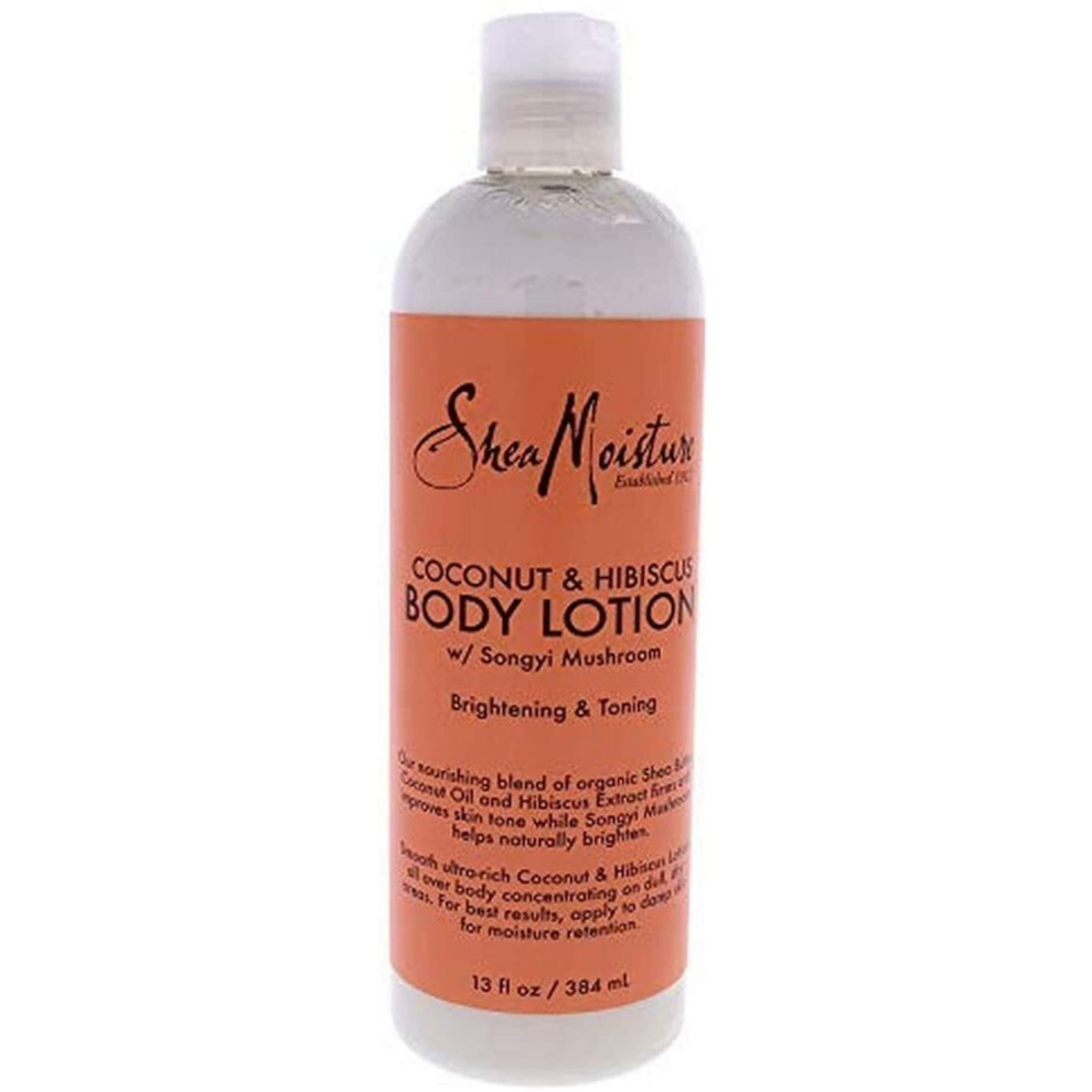 Shea Moisture Coconut and Hibiscus Body Lotion Nourish Your Skin with - for Luxurious Hydration and a Radiant Glow  384ml