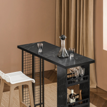 SoBuy FWT100-SCH, Kitchen Breakfast Bar Table Dining Table Coffee Bar