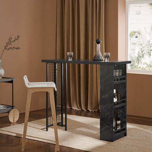 SoBuy FWT100-SCH, Kitchen Breakfast Bar Table Dining Table Coffee Bar 2
