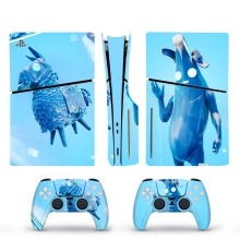 (9) PS5 Slim Disk Fortn Skin Sticker Decal Vinyl Wrap for Playstation 5 Full Set