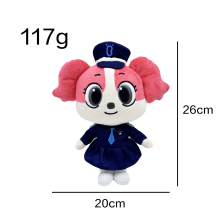(StyleB) Sheriff Labrador Plush Toy Childern Doll Gift Home Decoration Kids Presents