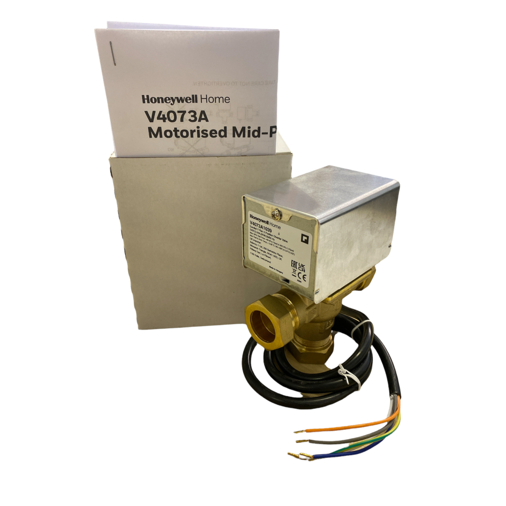 Honeywell V4073A1039 Motorised Mid-Position Diverter Valve