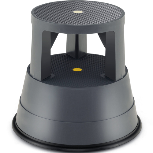 Costway Step Stool with Casters & Non-slip Rubber Band 150kg Large Capacity