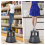 Costway Step Stool with Casters & Non-slip Rubber Band 150kg Large Capacity 7