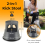 Costway Step Stool with Casters & Non-slip Rubber Band 150kg Large Capacity 2