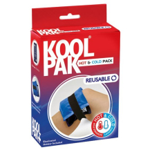 Koolpak Luxury Reusable Hot Cold Pack - 12 x 29cm with Elasticated Holster