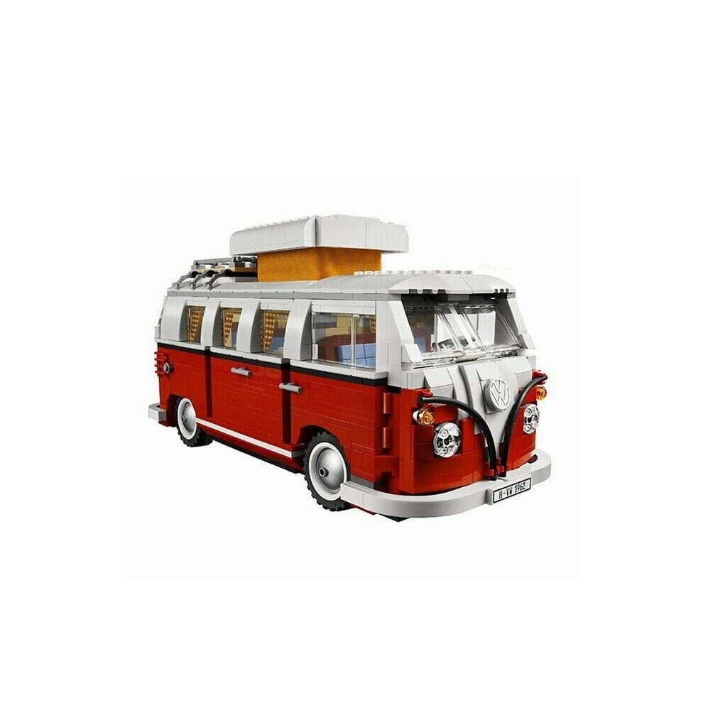 Red Volkswagen Camper Car Model Technic Series Building Blocks fit for LEGO