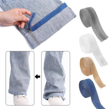 (Grey) 5M Pants Edge Shorten Self-Adhesive Tape
