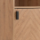 Seconique Leon 2 Drawer 2 Shelf Cabinet Medium Oak Effect Metal Legs 6