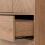 Seconique Leon 2 Door 2 Drawer Cabinet Medium Oak Effect Metal Legs 5