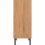 Seconique Leon 3+2 Drawer Chest Medium Oak Effect Metal Legs 6