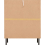 Seconique Leon 3+2 Drawer Chest Medium Oak Effect Metal Legs 3