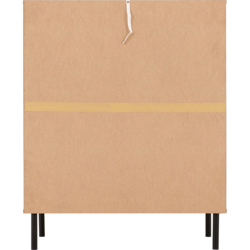 Seconique Leon 3+2 Drawer Chest Medium Oak Effect Metal Legs 2