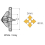 (White) Pair INDAUX Supra Metal Drawer Side Front Fixing 2