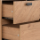 Seconique Leon 3+2 Drawer Chest Medium Oak Effect Metal Legs 7