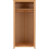 Seconique Oslo 2 Door Wardrobe in Antique Pine Finish 3