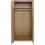 Seconique Oslo 2 Door Wardrobe in Antique Pine Finish 6