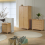 Seconique Oslo 2 Door Wardrobe in Antique Pine Finish 12