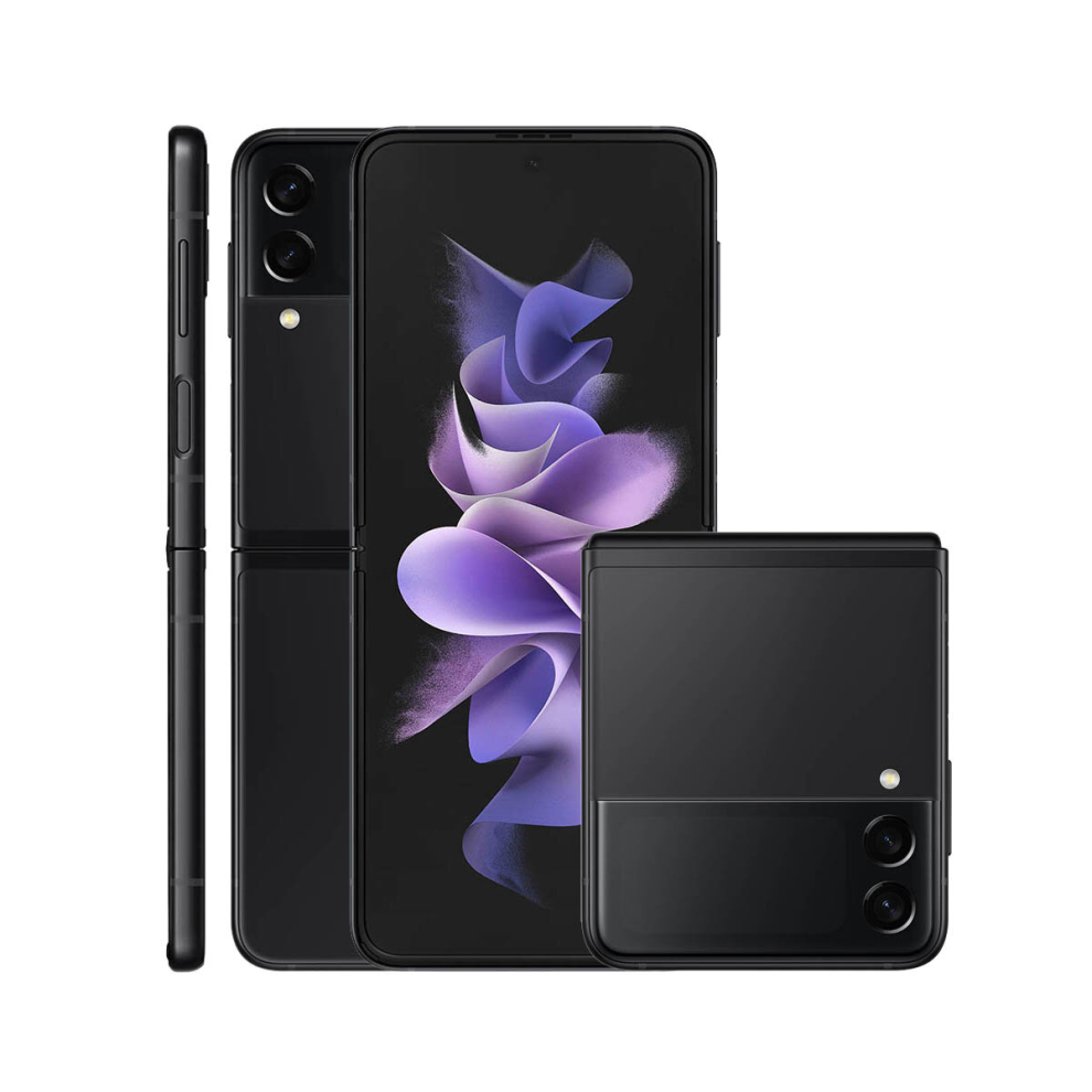 Samsung Folding Smartphone Galaxy Z Flip3 5G 256GB 5G 1.9" & 6.7" Displays Phantom Black