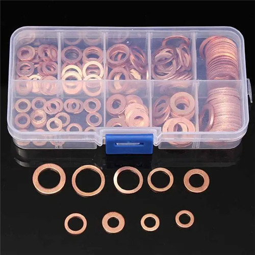 200PCS M5-M14 Copper Fastener Screw Washers Sets 1