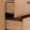 Seconique Leon 3 Drawer Chest Medium Oak Effect Metal Legs 7