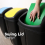 (10L) 3Pcs Plastic Flip Top Waste Bin with Removable Lid 4