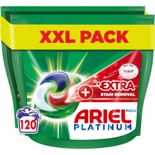 Ariel All-in-1 Washing Pods, Laundry Detergent Liquid, 120 Washes