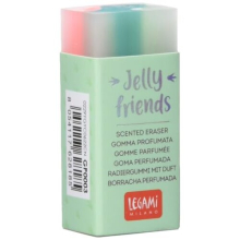 Legami GP0003 - Scented Rubber, Jelly Friends, 2,3x5 cm, Dino Theme, Vanilla Aroma, Soft and Clean Erasing