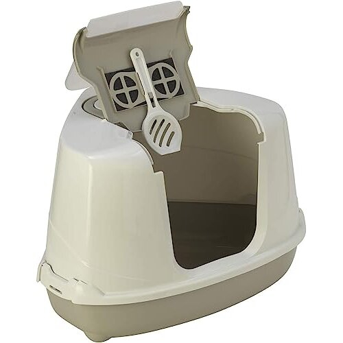 Petface Hooded Corner Cat Litter Tray 1