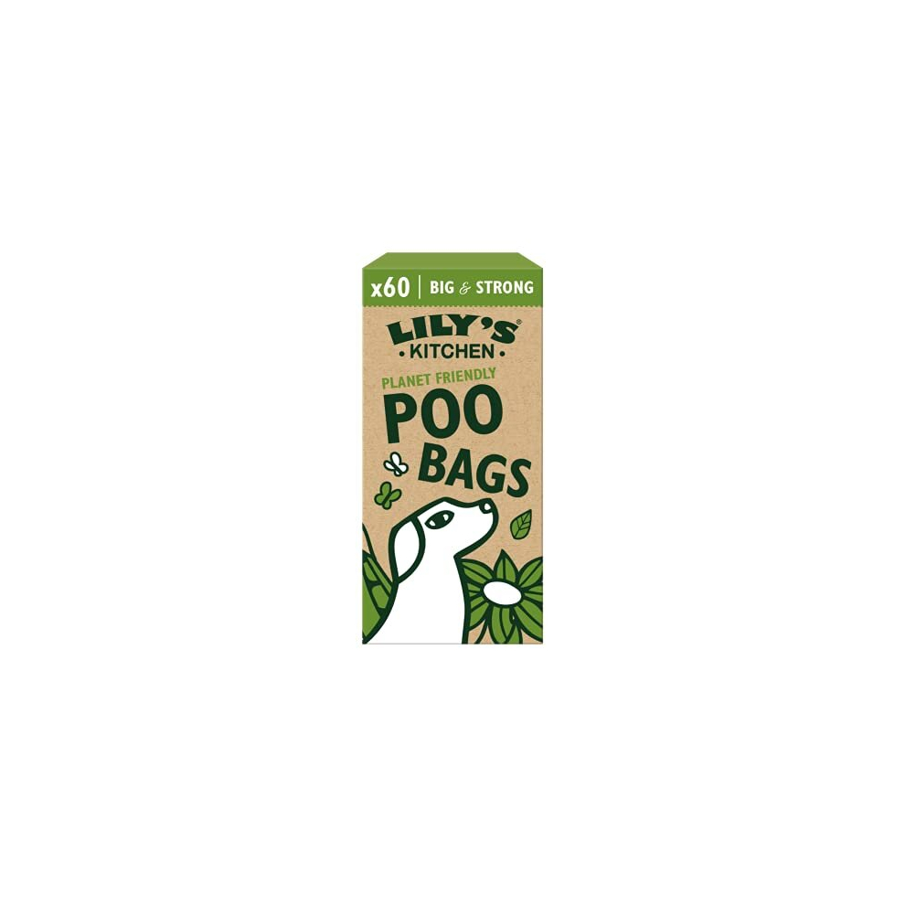 Lily's Kitchen Planet Friendly Compostable & Biodegradable Poo Bags (60 bags)